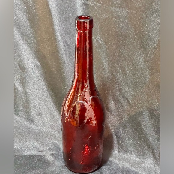 Vintage Red Wine Bottle Antique - Picture 7 of 11